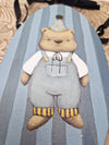 Original hand painted teddy bear canvas painting