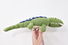 Handmade crochet Crocodile rattle toy