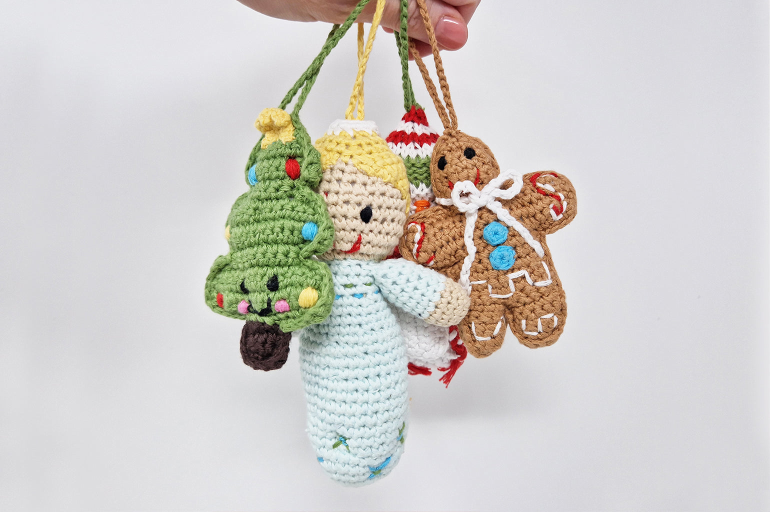 50% OFF | Handmade crochet baby's 1st Christmas decoration