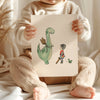 Dinosaur Dragon Wall Art Print for Child&#39;s Bedroom