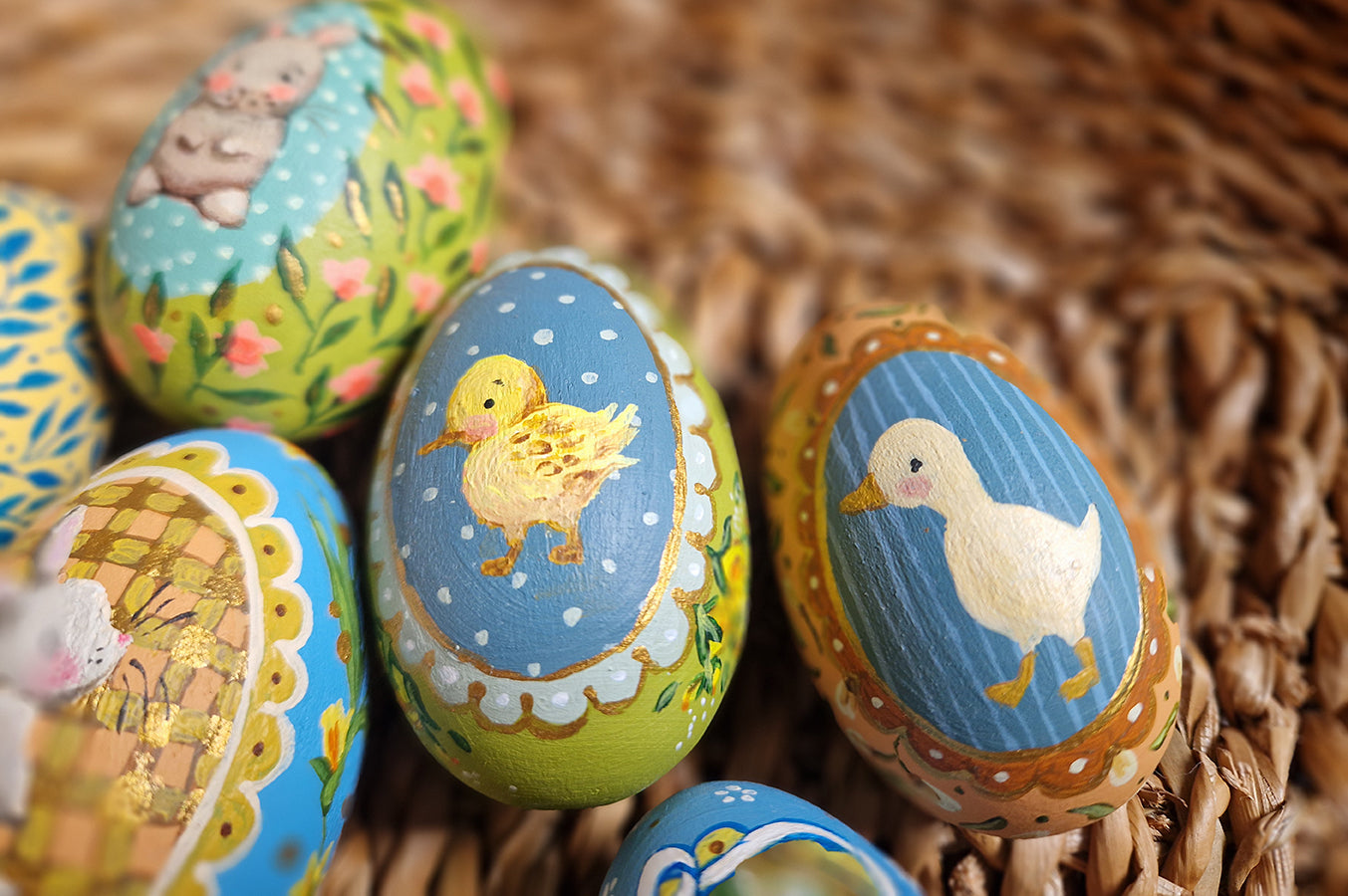 Hand-painted Decorative Easter Egg