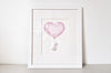 40% OFF | Framed 12x10&quot; Pink Bunny Heart Balloon
