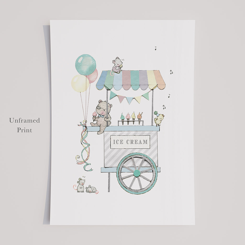 Children&#39;s Ice Cream Cart Fun Fair Picture