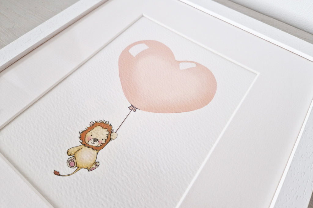 40% OFF | Framed 12x10" Safari Heart Balloon
