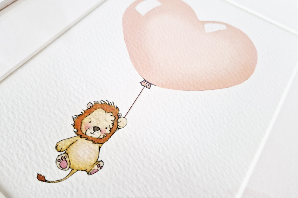 40% OFF | Framed 12x10&quot; Safari Heart Balloon