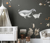 Children&#39;s Ocean Sea Animals Nursery Wall Decal Sticker Set