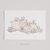 Children&#39;s Illustrated Cute Pig Family Picture