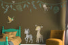 Children&#39;s Safari Jungle Animals Nursery Wall Decal Sticker Set