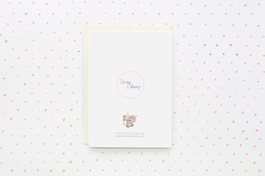 Baby Girl&#39;s Number 1 First Birthday Card