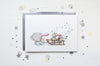 Children&#39;s Sleigh Ride Christmas Greetings Card