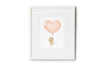 Children&#39;s Apricot Heart Balloon Picture