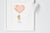 Children's Apricot Heart Balloon Picture