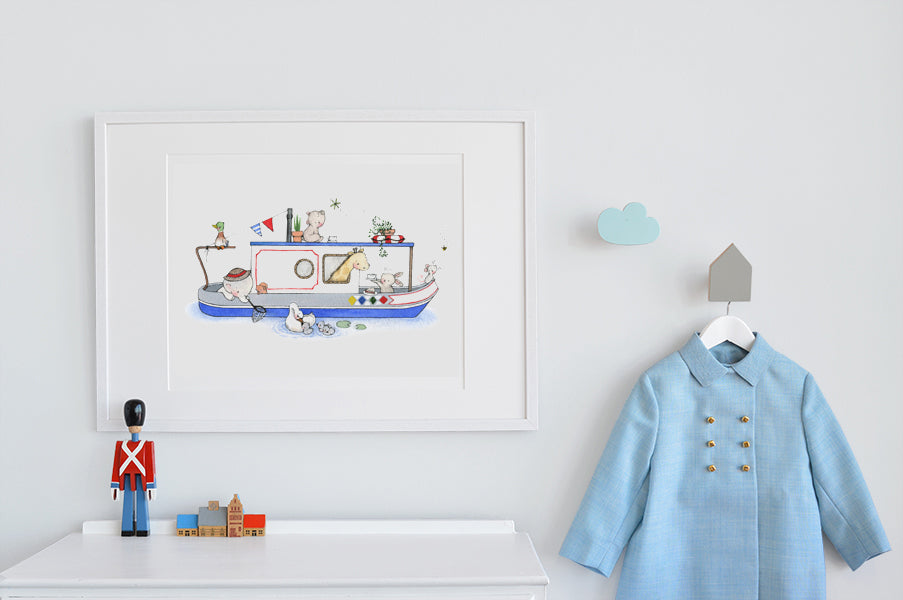 Children's Big Canal Boat Picture