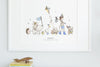 Children&#39;s Big Explorers Print for a Boy&#39;s Room