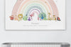 Big Children&#39;s Poster Print of a Full Bright Rainbow Picture