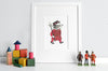 Children&#39;s London Beefeater Badger Picture