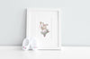 Baby Girl Ballerina Bunny Picture Gift