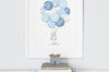 Boy&#39;s Blue Balloon Bunch Picture
