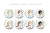 Children&#39;s Fun Fairground Set of Art Prints