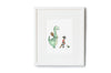 Dinosaur Dragon Wall Art Print for Child&#39;s Bedroom