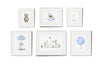 Baby boy&#39;s nursery wall art Dreamer print Set