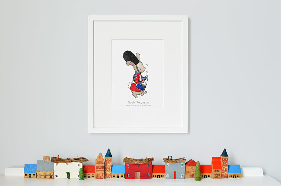 Children&#39;s Drummer Hare London Guard Print