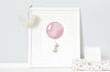 Baby Girl Dusty Pink Round Balloon Picture