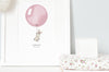 Baby Girl Dusty Pink Round Balloon Picture