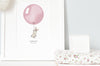 Baby Girl Dusty Pink Round Balloon Picture