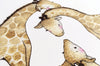 Cute Giraffe Family Nursery Picture