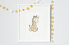 Personalised Newborn Baby Giraffe Gift Box Set