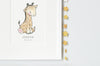 Personalised Newborn Giraffe baby picture