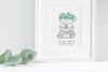 Newborn Baby Koala Print