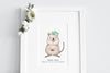 Newborn Baby Quokka Nursery Print