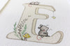 Personalised Neutral Children&#39;s Woodland Letter Print