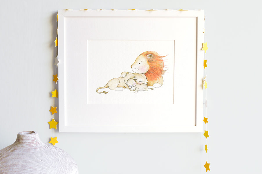 New Baby Lion Family Picture (Copy)