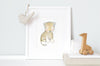 Personalised Newborn Lion Baby Picture