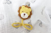 Crochet lion baby dummy pacifier clip