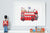 Children's Personalised Red London Bus Picture