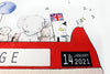 Children&#39;s Personalised Big Red London Bus Picture