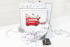 Personalised British London Bus Baby Gift Box