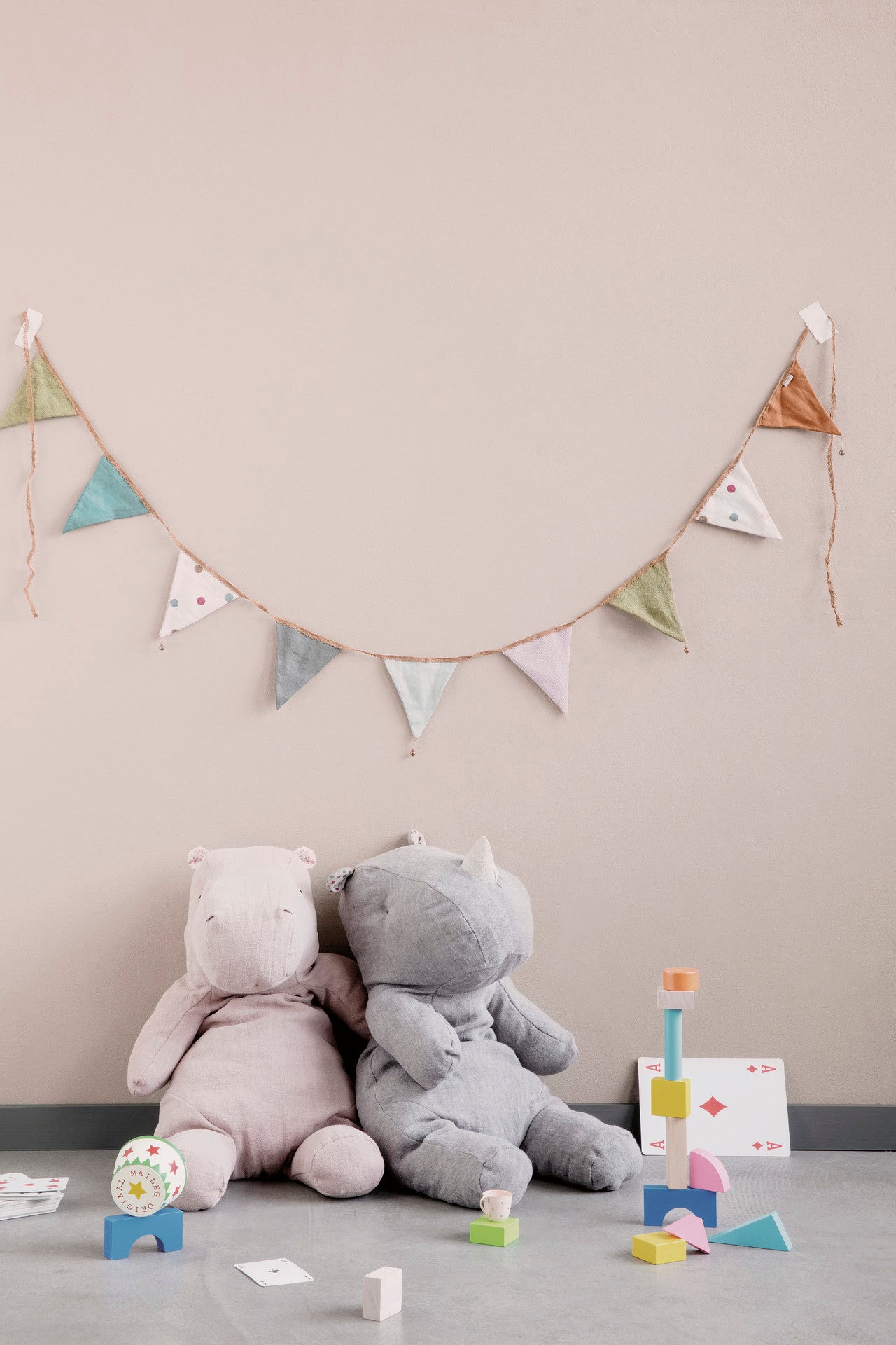 Maileg Large Rhino Children's Soft Toy