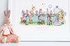 Girl&#39;s Personalised Enchanted Tea Party Picture