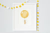 Kid&#39;s Mustard Balloon Bedroom Wall Picture