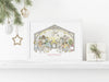 Children&#39;s Christmas Nativity Play Scene Picture