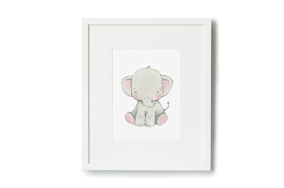 Personalised Newborn Elephant baby picture (Copy)