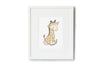 Personalised Newborn Giraffe baby picture