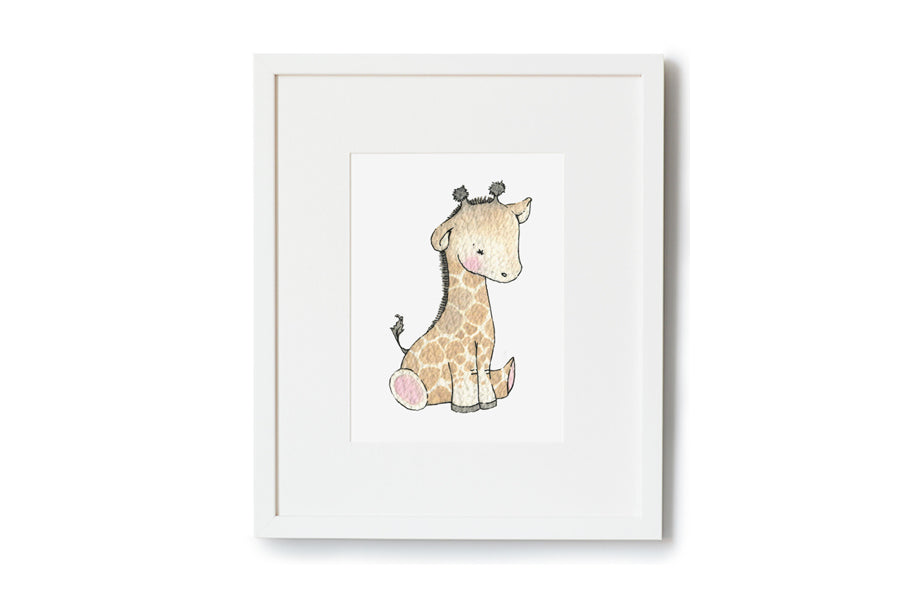 Personalised Newborn Giraffe baby picture (Copy)