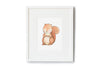 Newborn Baby Squirrel Nursery Art Picture