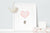 Baby Girl Blush Heart Balloon Print